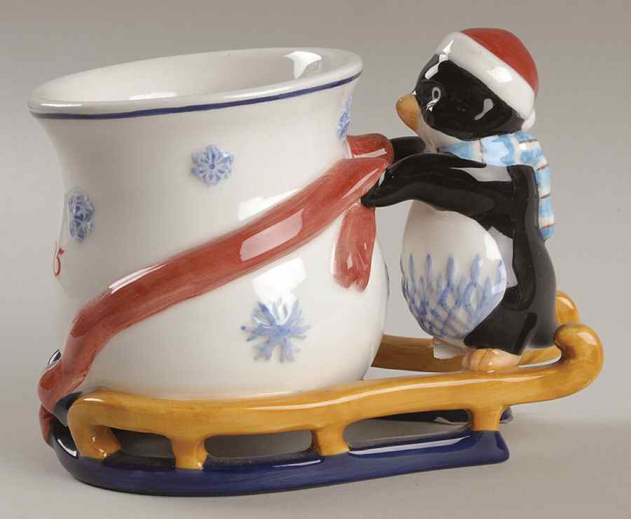 Holiday Heirloom Giftware Penguin Coffee Mug - No Box by Waterford China-1