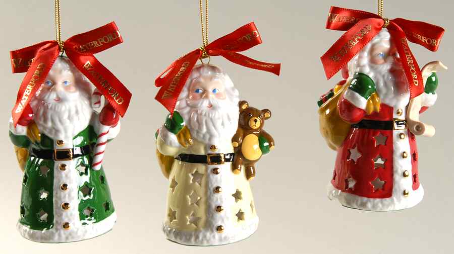 Holiday Heirloom Ceramic Ornaments St. Nick Ornaments (Set Of 3) - Boxed by Waterford China-1