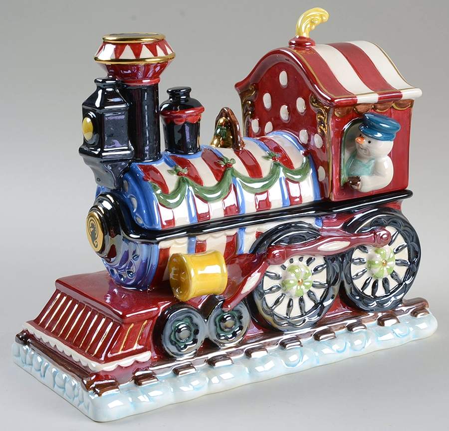 Holiday Heirloom Giftware Merry Christmas Engine & Lid - No Box by Waterford China-1