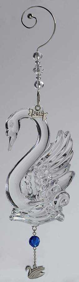 Twelve Days of Christmas #3 Seven Swans Swimming - No Box by Waterford Crystal-1