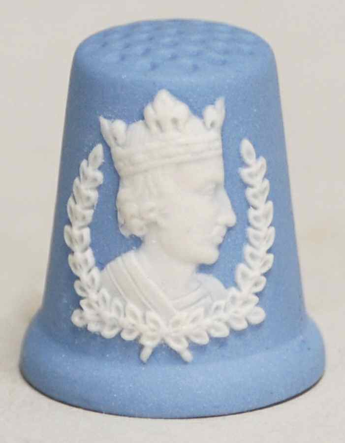 Kings & Queens of England Thimble Collection Henry I - No Box by Wedgwood-1