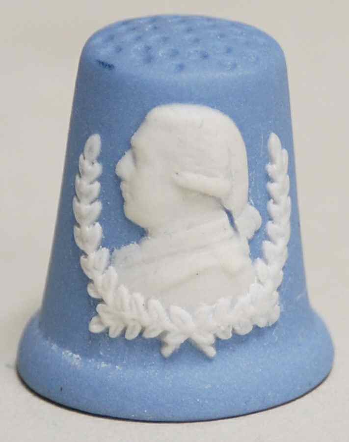 Kings & Queens of England Thimble Collection George Iii - No Box by Wedgwood-1