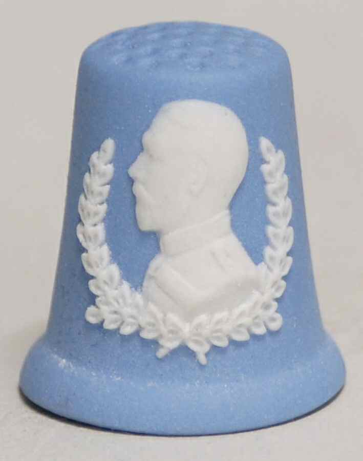 Kings & Queens of England Thimble Collection George V - No Box by Wedgwood-1