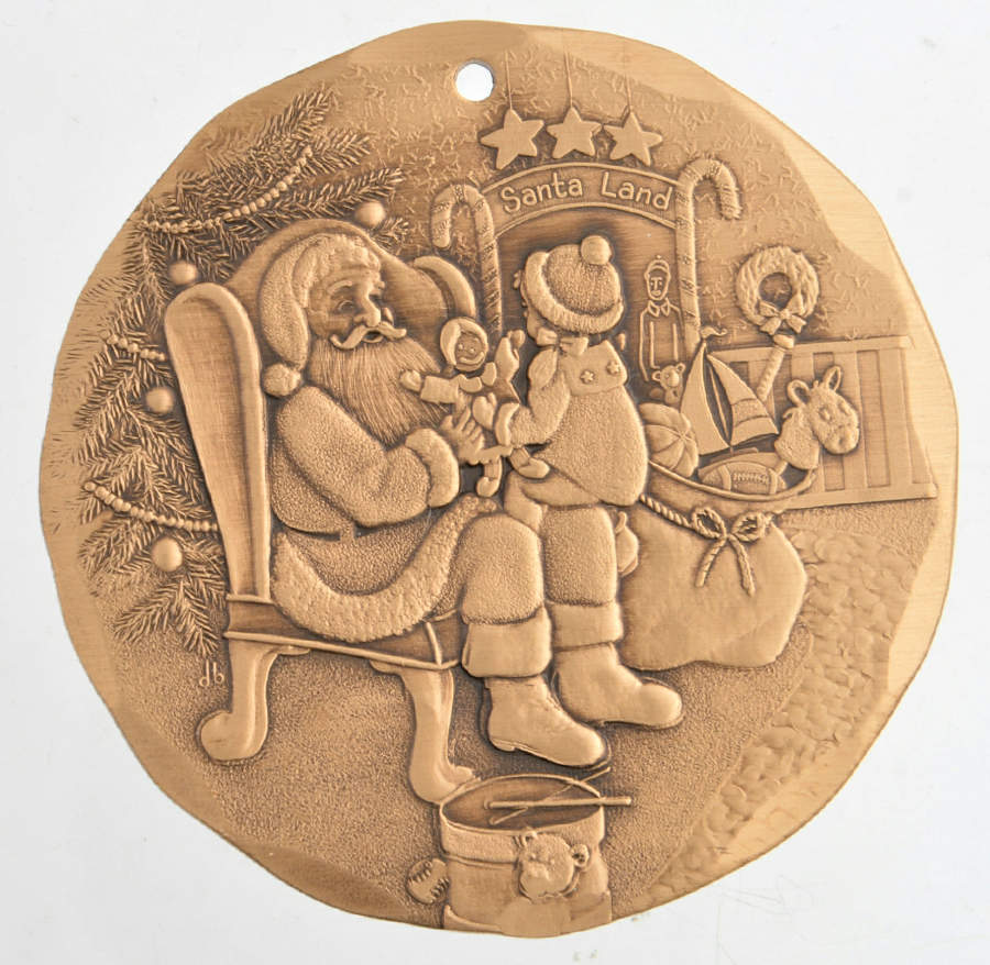 Annual Bronze Ornaments Secrets For Santa - No Box by Wendell August-1