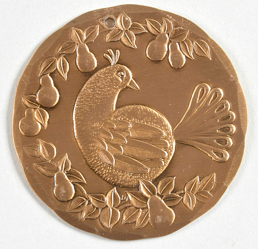 Annual Bronze Ornaments Partridge In A Pear Tree - Boxed by Wendell August-1