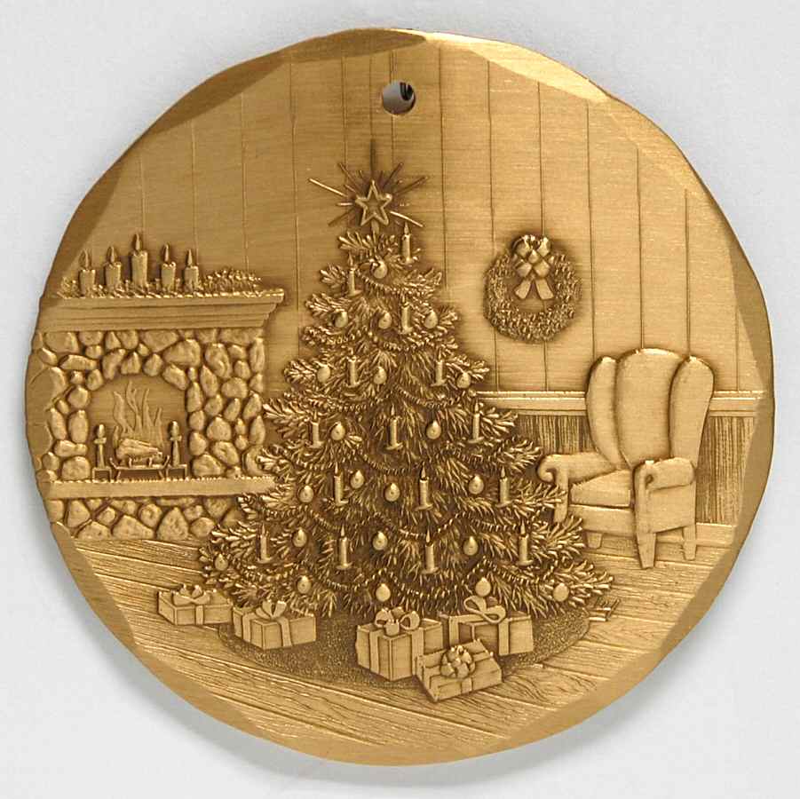 Annual Bronze Ornaments Christmas Tree - Boxed by Wendell August-1