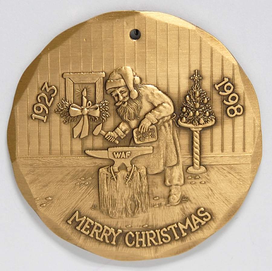 Annual Bronze Ornaments 75th Annv. Special Edition - Boxed by Wendell August-1