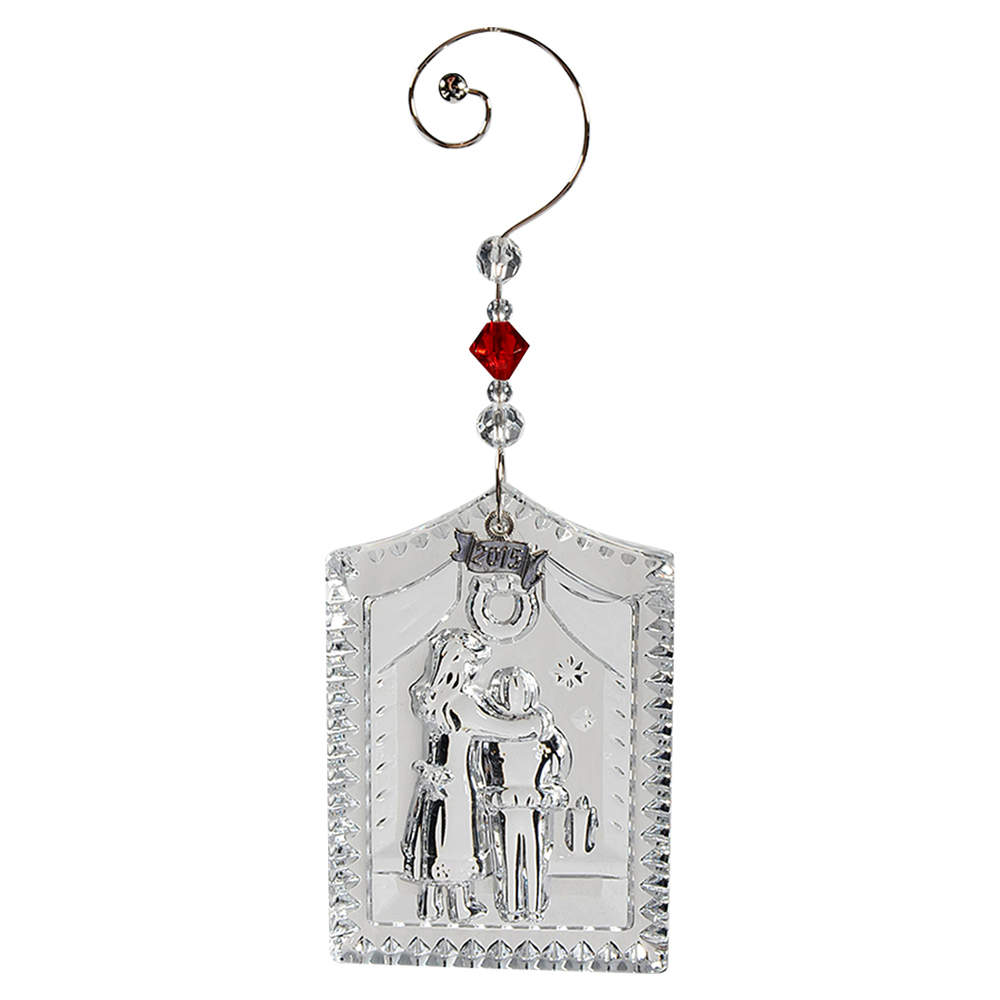 Twas the Night Before Christmas #2 Children With Wreath - Boxed by Waterford Crystal-1
