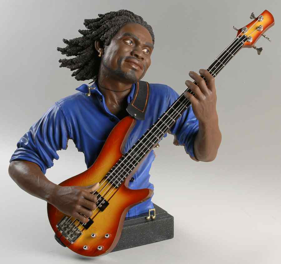 Art Impressions Slappin Low-Bass Player - Boxed by Willitts Galleries-1