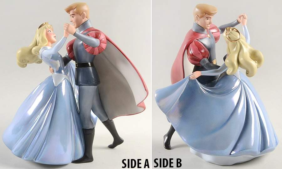 Sleeping Beauty Figurines A Dance In The Clouds-Aurora & Phillip - No Box by Walt Disney Classics-1