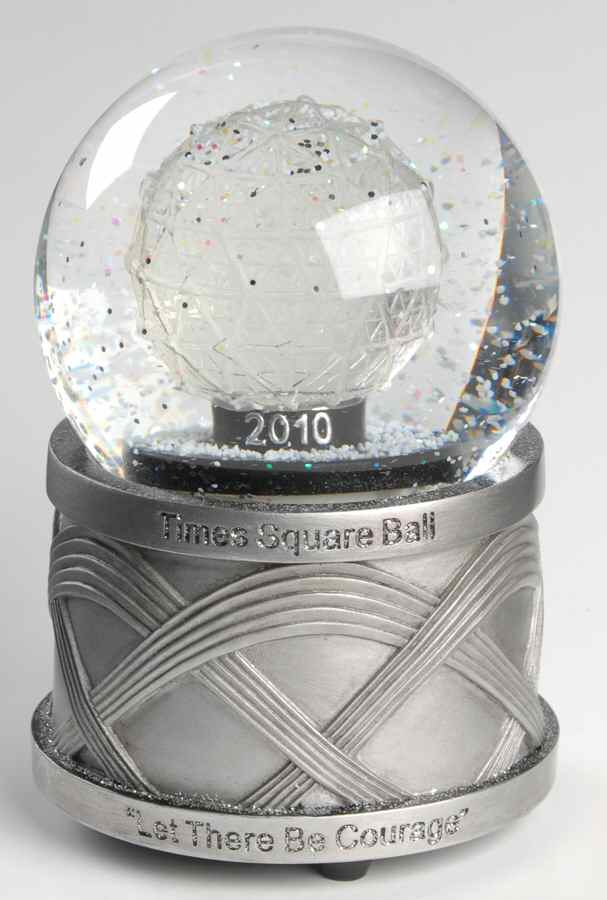 Times Square Snowglobe Let There Be Courage - Boxed by Waterford Crystal-1