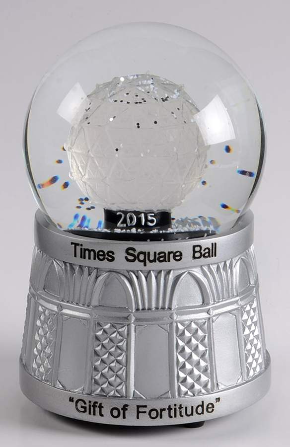 Times Square Snowglobe Gift Of Fortitude - Boxed by Waterford Crystal-1