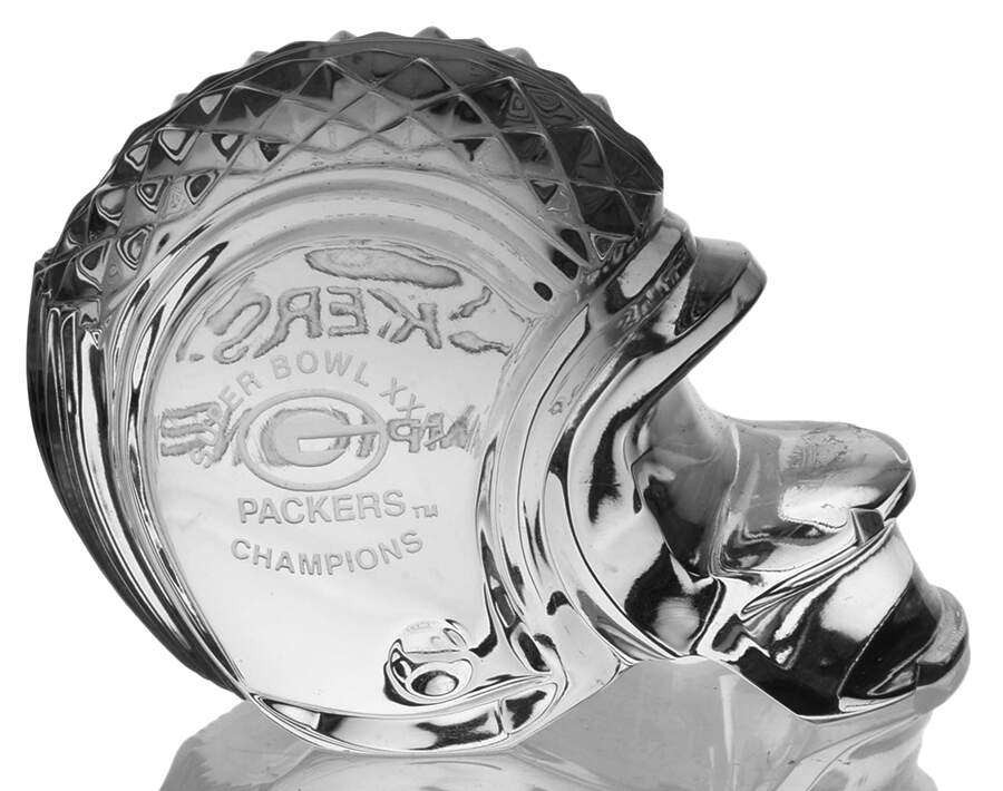 Super Bowl Championships Xxxi-Green Bay Packers Helmet - With Box by Waterford Crystal-1