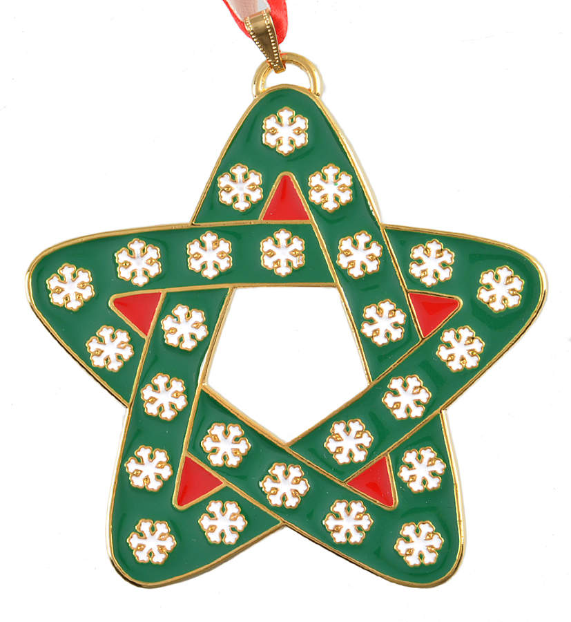 Wonders of Christmas 2020 Star With Snowflakes - Boxed by Wallace Silver-1