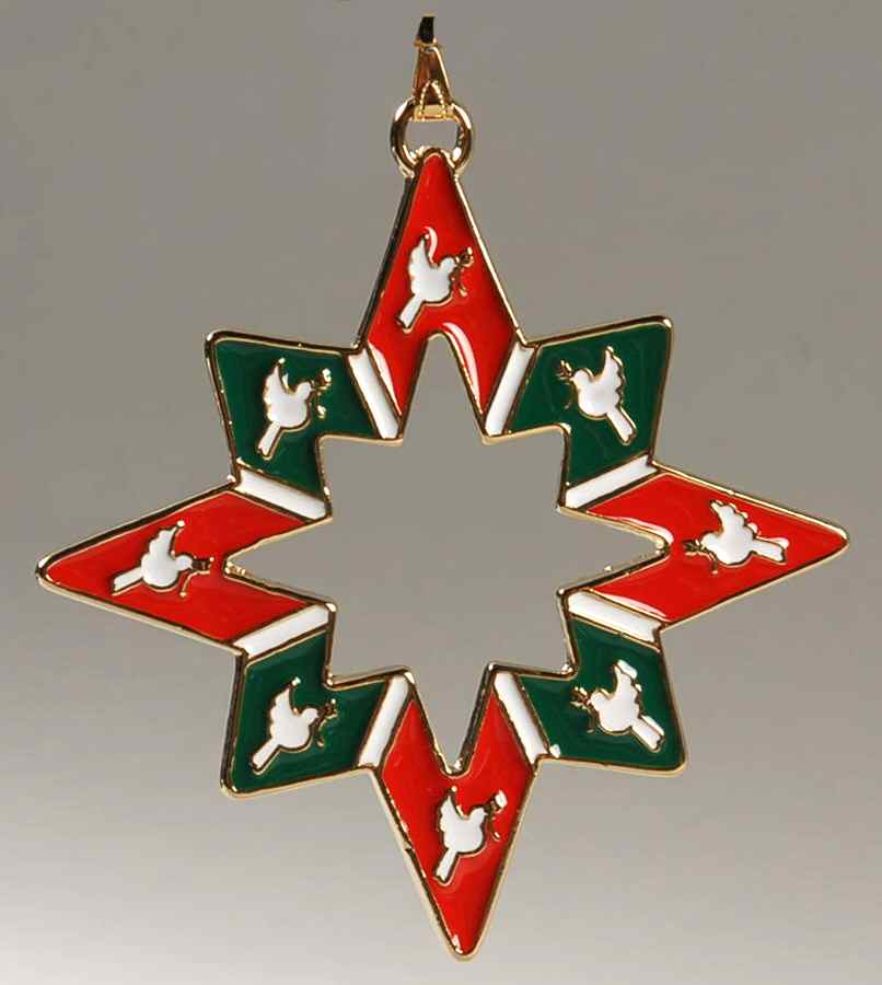 Wonders of Christmas Star With Doves - Boxed by Wallace Silver-1