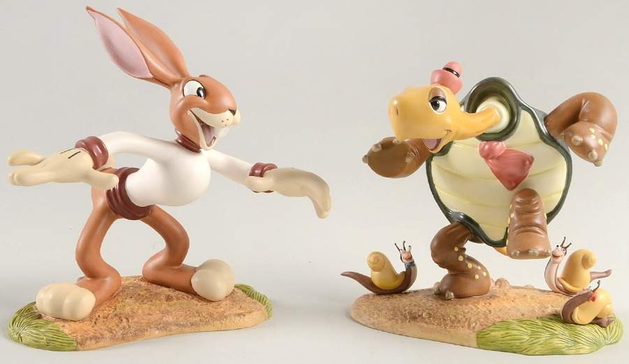 Duo Series Max Hare & Toby Tortoise - With Box by Walt Disney Classics-1