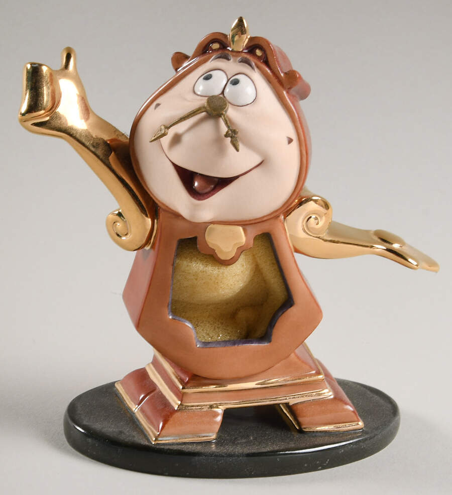 Beauty & the Beast Just In Time-Cogsworth - No Box by Walt Disney Classics-1