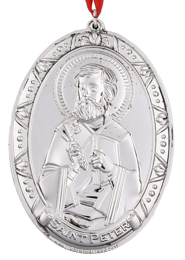 Saint Series Saint Peter - With Box by Wallace Silver-1