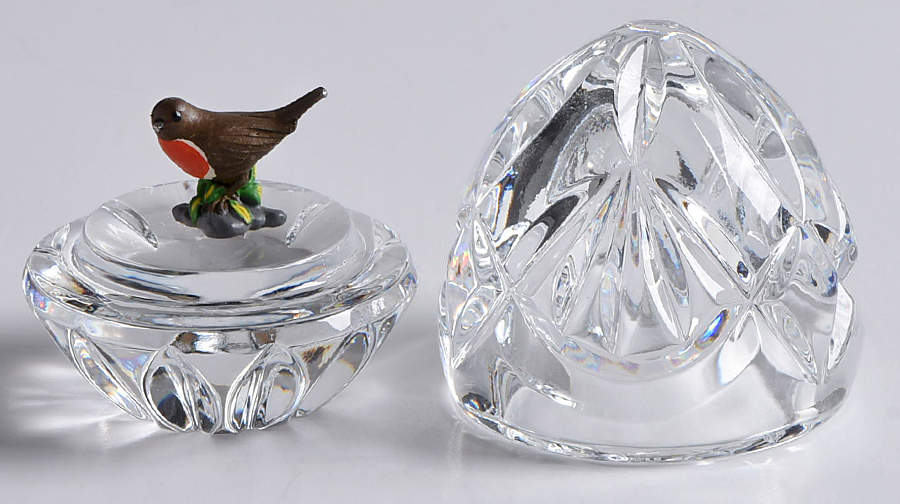 World Within Robin In Egg - With Box by Waterford Crystal-1