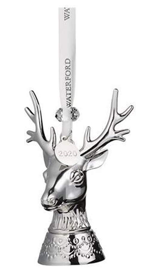 Silver Christmas Ornaments Stag - No Box by Waterford-1