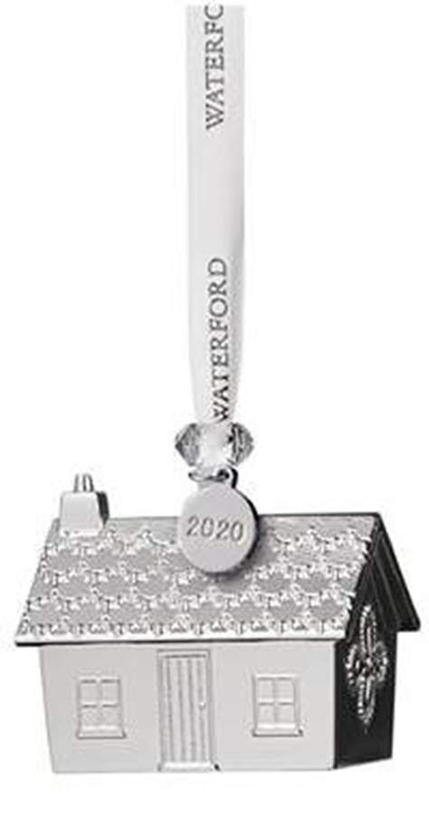 Silver Christmas Ornaments Gingerbread House - Boxed by Waterford-1