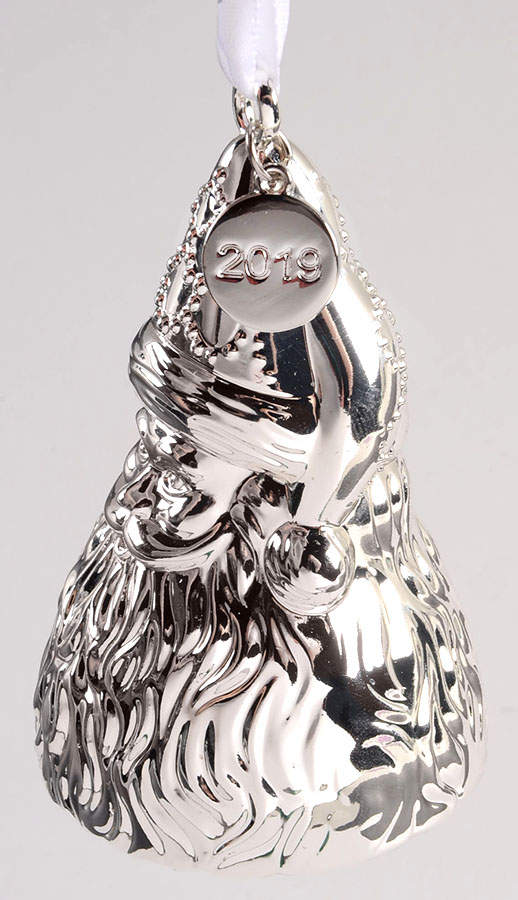 Silver Christmas Ornaments Father Christmas  - Boxed by Waterford-1