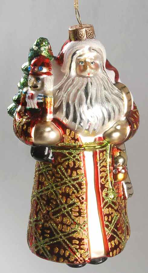 Marquis Blown Glass Ornaments Old World Santa - Boxed by Waterford Crystal-1