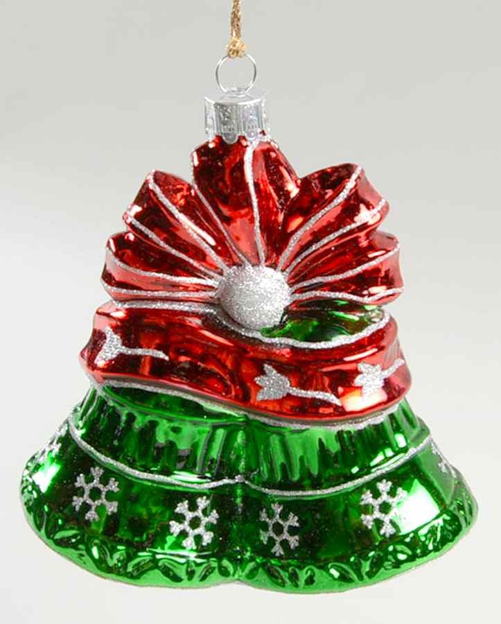 Marquis Blown Glass Ornaments Holiday Bells - No Box by Waterford Crystal-1