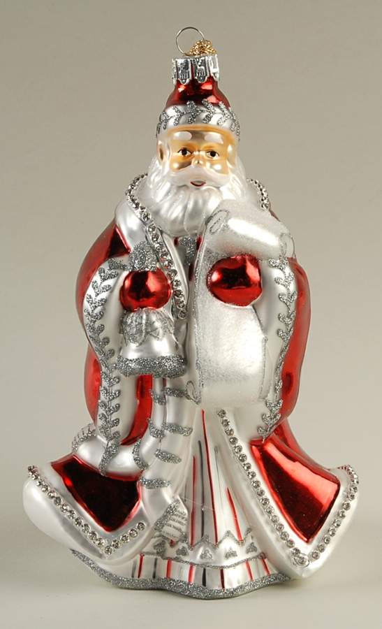 Marquis Blown Glass Ornaments Checking It Twice - Boxed by Waterford Crystal-1