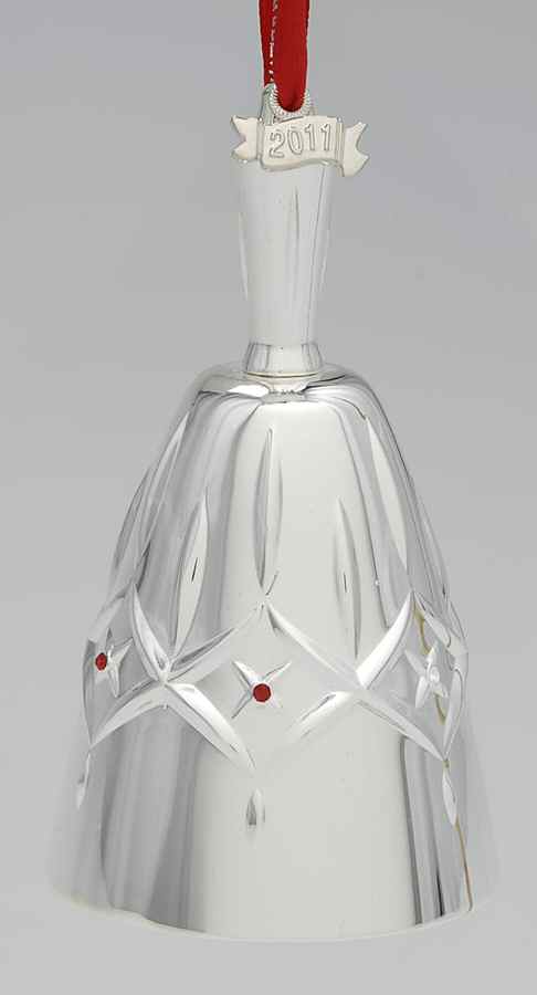 Lismore Ornaments (Silverplate) 2011 Lismore Bell - No Box by Waterford-1