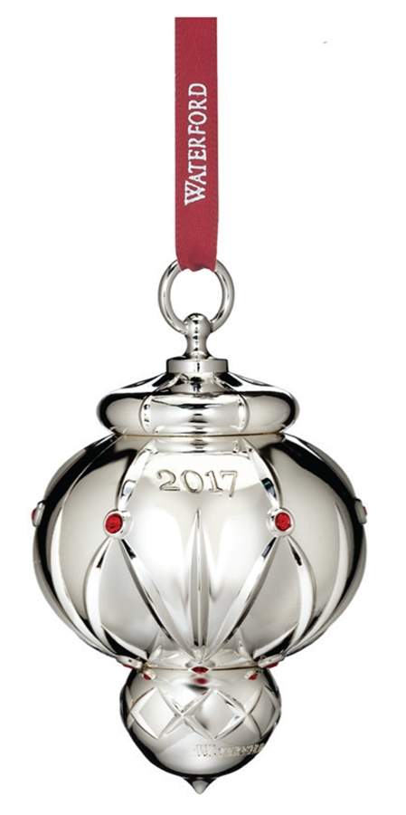 Lismore Ornaments (Silverplate) 2017 Lismore Bauble - Boxed by Waterford-1