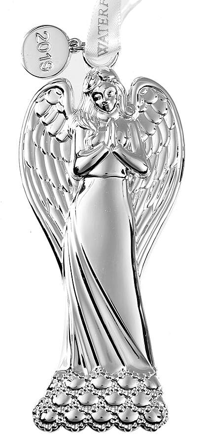 Angel Ornaments (Silverplate) Angel - Boxed by Waterford-1