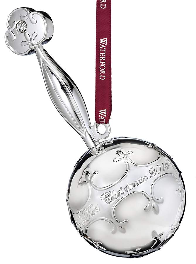 Baby's First Christmas Ornaments 2014 Baby's First Christmas - Boxed by Waterford-1