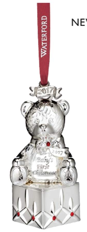 Baby's First Christmas Ornaments 2017 Baby's First Christmas - Boxed by Waterford-1