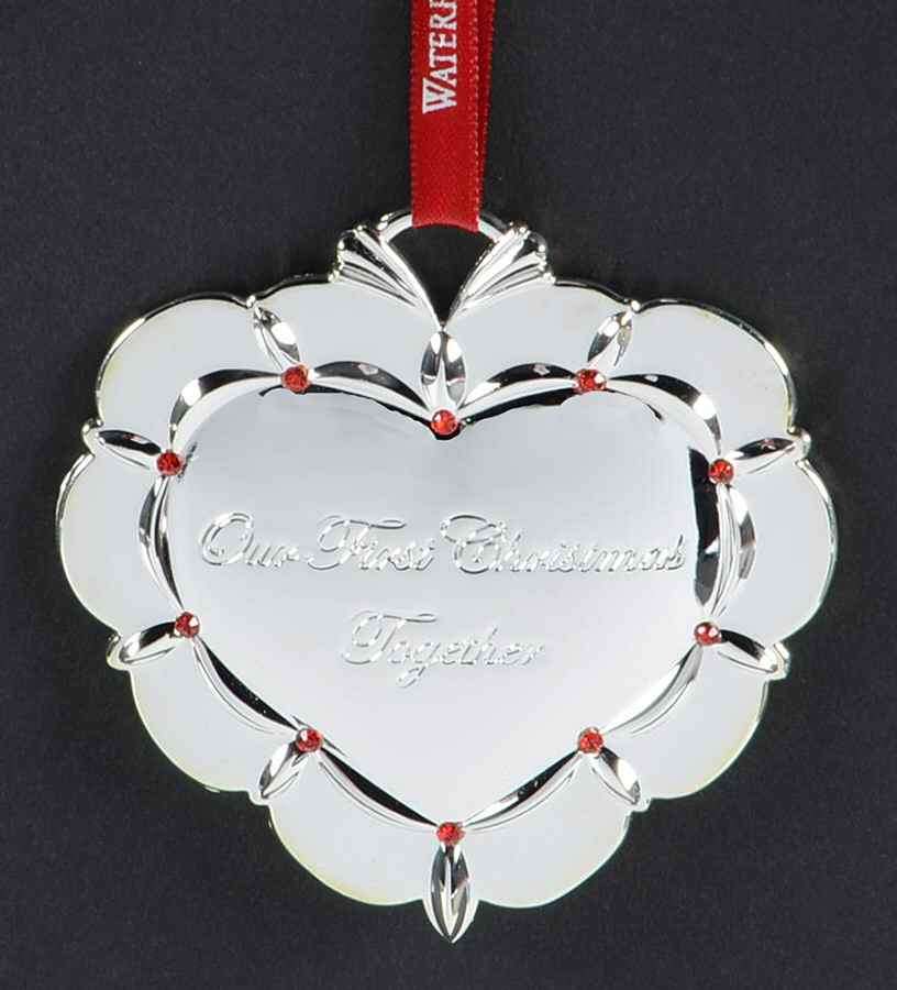 Our First Christmas Ornaments 2013 Our First Christmas - Boxed by Waterford-1