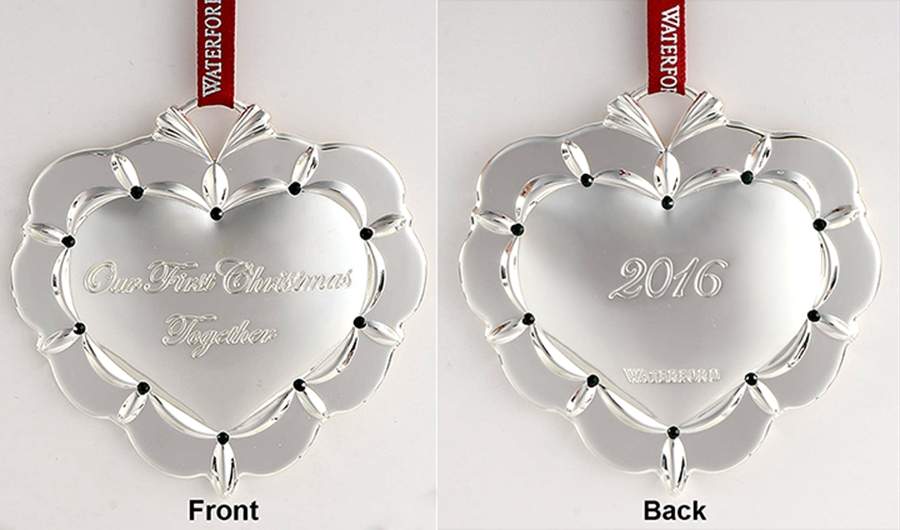 Our First Christmas Ornaments 2016 Our First Christmas - No Box by Waterford-1