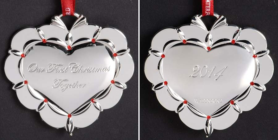 Our First Christmas Ornaments 2014 Our First Christmas - No Box by Waterford-1