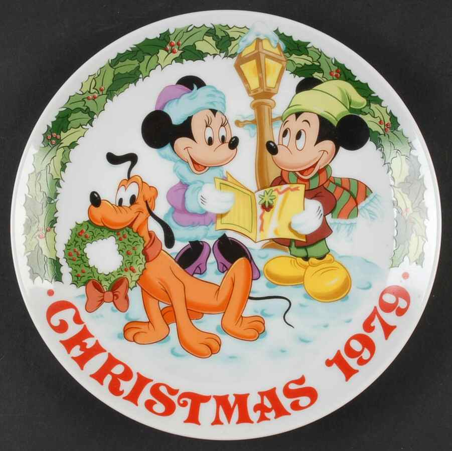 Disney Christmas Plate Christmas 1979 - No Box by Walt Disney Productions-1