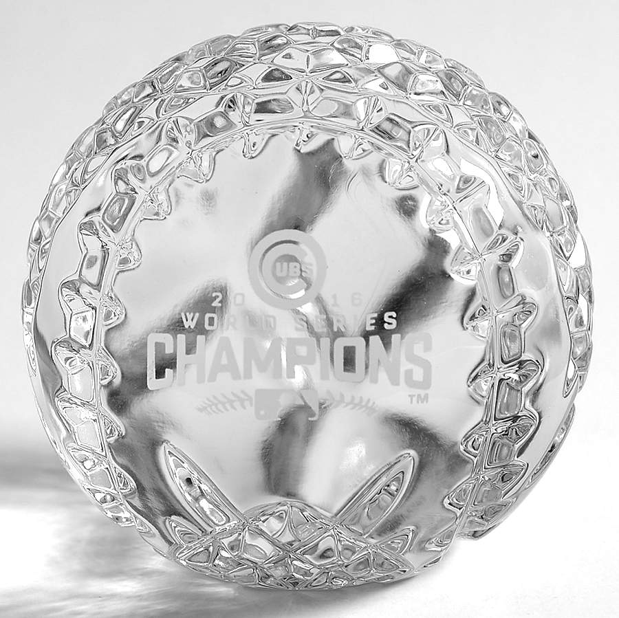 World Series Baseball 2016 Chicago Cubs - With Box Bx2016 by Waterford Crystal-1