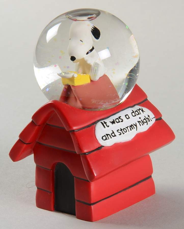 Peanuts Collection World's Greatest Author-Snowglobe - Boxed by Westland Giftware-1