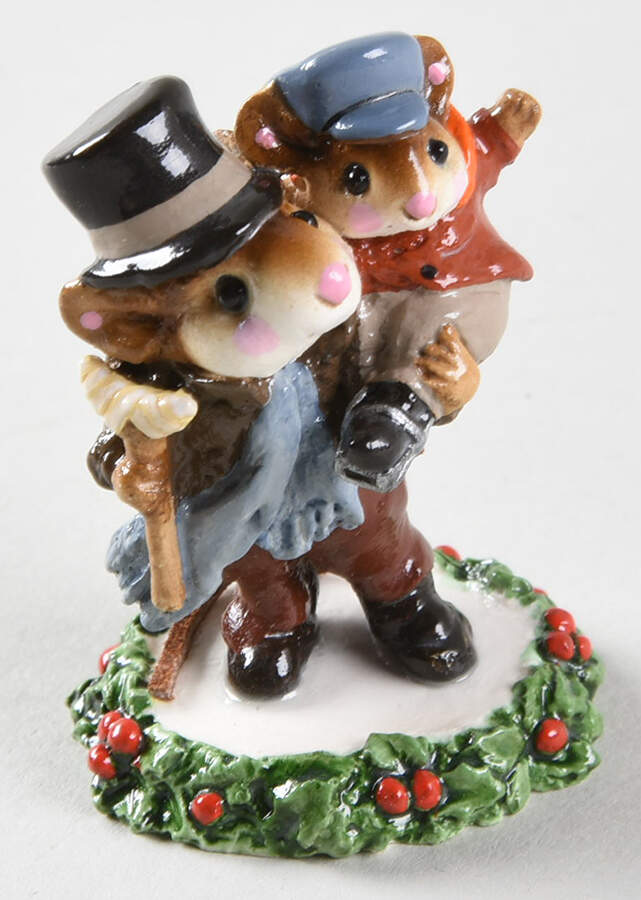 A Christmas Carol Bob Cratchit & Tiny Tim - Boxed by Wee Forest Folk-1