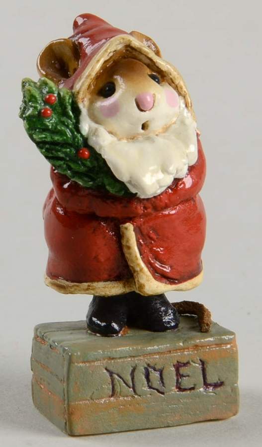Christmas Father Chris-Mouse-Noel - Boxed by Wee Forest Folk-1