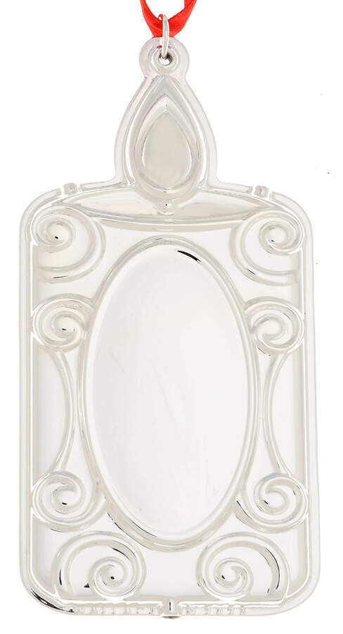 Annual Engravable Ornament 2025 Candle - No Box by Wallace Silver-1