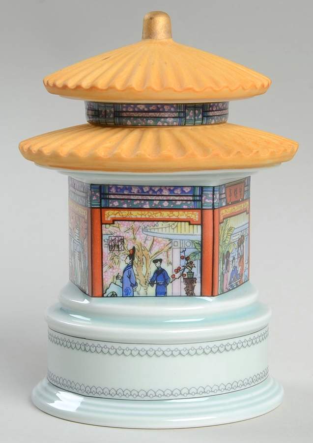 Forbidden City Poetry Writing In Pavilion Of Plum Bloss - Boxed by World Wide Art-1