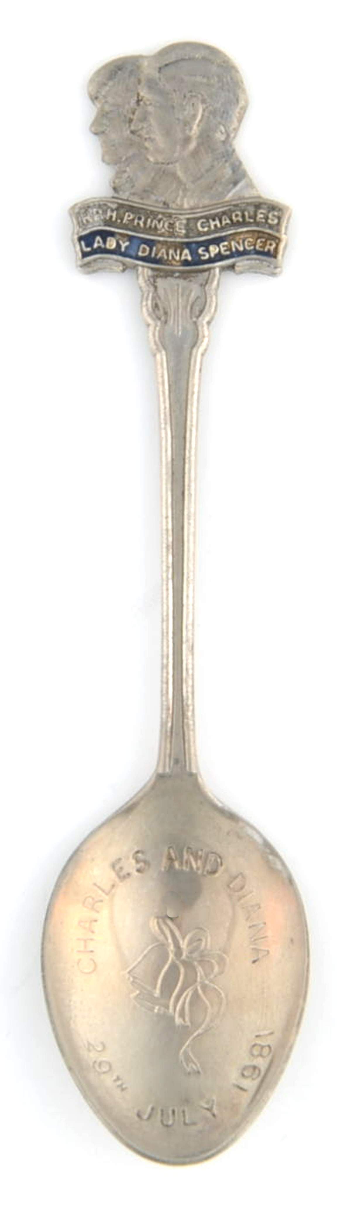 Souvenir Spoons Charles & Diana Wedding - No Box by WAPW-1
