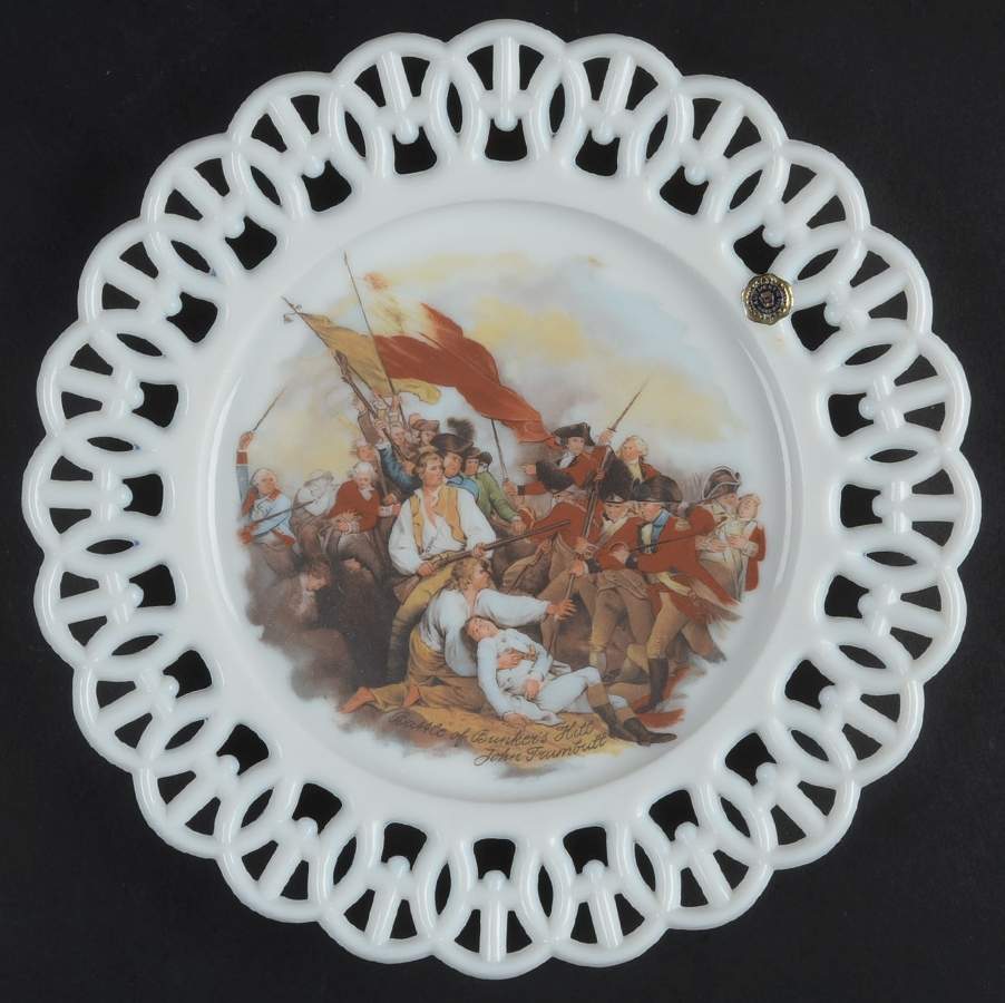 Bicentennial Plates Battle Of Bunker's Hill - No Box by Westmoreland-1