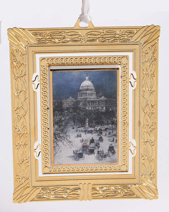 Congressional Holiday Ornaments The Capitol-Seasons Greeting - Boxed by White House Historical Association-1