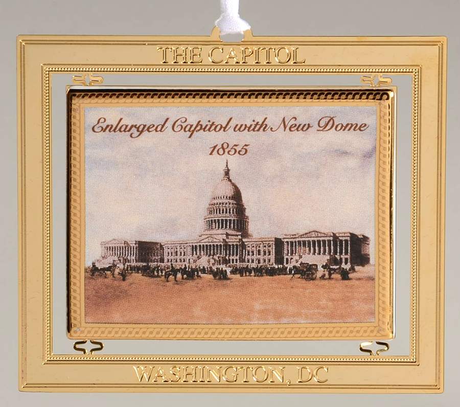 Congressional Holiday Ornaments 1855-Enlarged Capitol With New Dome - Boxed by White House Historical Association-1