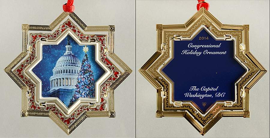 Congressional Holiday Ornaments 50th Anniversary Of Tree Lighting - Boxed by White House Historical Association-1