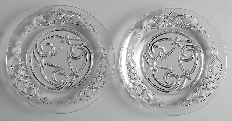 Celtic Knot Accent Plates Aidan's Knot Accent Plates-Pair - Boxed by Waterford Crystal-1